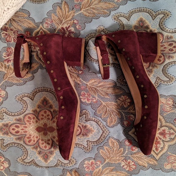 Madewell the Inez stud ankle strap heels - Picture 2 of 4